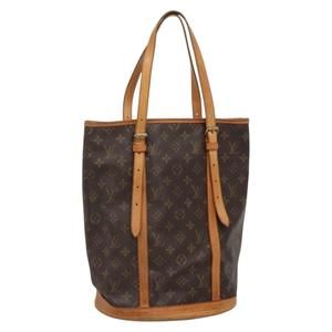 LOUIS VUITTON Monogram Bucket GM Shoulder Bag M42236 LV Auth 132203